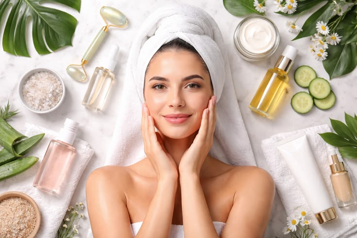 morning glow up my 5 step skincare routine ✨